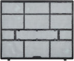 Wall Mounted Air Conditioner Dustproof Filter Cover,Plastic Indoor Unit Air Outlet Screen Compatible with Household Split System AC(35.3X29cm)