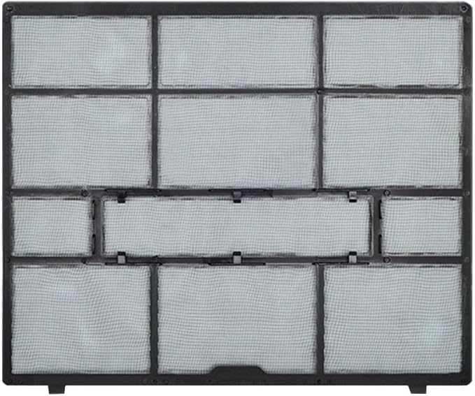 Wall Mounted Air Conditioner Dustproof Filter Cover,Plastic Indoor Unit Air Outlet Screen Compatible with Household Split System AC(35.3X29cm)