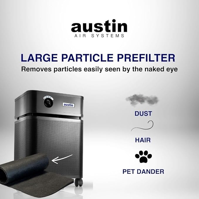 Austin Air Bedroom Machine 5 Stage Replacement Filter, White – Zeolite with HEGA cloth, Air Filters for Home, and Carbon Filter Replacement for Superior Air Quality, Model FR402