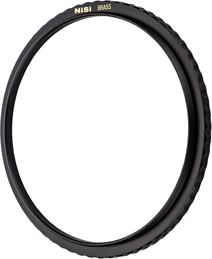 NiSi - Brass Pro 72mm to 82mm Step-Up Ring - Threaded Stepping Adapter Ring, 72mm Male Lens Attachment 82mm Female Filter and Accessory Thread - Matte Black Finish to Prevent Reflections, Brass Alloy