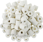 Aquarium Ceramic Ring Bio Ceramic Media Ring for Aquarium Filter Replacement Biological Material Remover for Aquarium Fish Tank Pond Filter
