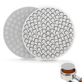 watchget 58.35mm Espresso Puck Screen Reusable Mesh Coffee Filter 0.8mm Thickness Puck Screen Stainless Steel Lower Shower Screen for 58mm Protafilter Basket