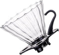 GLEAVI Manual Coffee Pot Funnel Filter Funnel Precision Strainer Safe for Household Use Easy Extraction