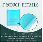 AUC Paint Booth Tacky Intake Filter Pad Series 55, 16" x 20" (20/case) Spray Booth Intake Filter with Internal Wire Support Frame