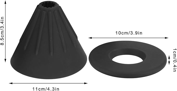 Reusable Silicon Resin Coffee Filter Strainer Dripper Portable Coffee Machine Accessory for Home Outdoor Camping Office Travel Lightweight Durable Easy Clean (Black)
