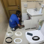 2PCS 56mm (2.2") Flat Silicone Sealing Gaskets - Leak-Proof Washers for Bathroom Sink Drain & Inclined Sliding Joints