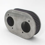 KIPA Air Filter assembly For arbuertor DCOE 40DCOE 45DCOE 48DCOE 40 45 45 mm Stainless Plate washable filter element 1 3/4" Tall With Mounting gasket hardware 56-1310 OEM # 99217.517 99217517