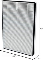 Replacement Filters Compatible with NUWAVE Oxypure Portable Air Purifier 47401 47402, Part # H5P3, H13 3-Stage Filtration High-efficiency Activated carbon,(4-hepa)