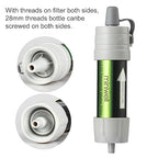 miniwell Gravity Water Filter Ultralight Multi-Purpose Hiking Accessories Optional Emergency kit TUV Certified Hurricane Storm Supplies (Water Filter with Water Tank