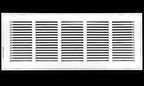 HVAC Premium 28 x 8 Duct Opening Steel Return Air Filter Grille, for 1-inch Filter, Removable Door, Flat Stamped HVAC Vent Cover Grille, Outer Dimensions 30.5 x 10.5