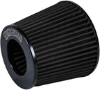 KYOSTAR Universal 3" (76mm) High-Flow Air Filter, Reusable Cone Cold Air Intake, High Performance, Washable, Clamp-On Car High Flow Dry Air Kit, Flange Diameter: 3 Inch, Filter Height: 6.1 Inch, Black