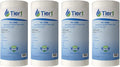 Tier1 5 Micron 10 x 4.5 Water Filter | Spun Wound Polypropylene Whole House Water Filter Cartridge | Replacement for Pentek DGD-5005, WDGD-5005, 155357-43 | 4.5 x 10 Water Filter (4-Pack)