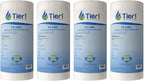 Tier1 5 Micron 10 x 4.5 Water Filter | Spun Wound Polypropylene Whole House Water Filter Cartridge | Replacement for Pentek DGD-5005, WDGD-5005, 155357-43 | 4.5 x 10 Water Filter (4-Pack)