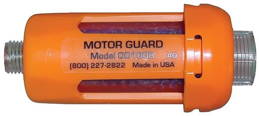 Motor Guard 396-DD1008-2 Compressed Air Filter for Plasma Machine, 1/4" NPT Thread