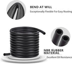 3/16 ID Fuel Line 10 Feet with 2Pcs Fuel Filters for Kawasaki for honda Predator Lawn Mower Generator Chainsaws Go-Karts ATV Small Engine Generators X120 GX160 GX120 GX100 GX200 GX390