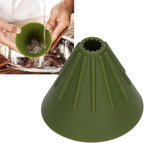Silicone Coffee Dripper Collapsible Coffee Filter Foldable Silicone Coffee Dripper Portable Reusable Brewing Tool for Travel Camping Office Home Free Lightweight Easy Clean (Green)