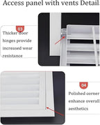 Decorative Return Air Grille Cover, Wall/Ceiling Vent Cover with Adjustable Design, Durables & Easy-to-Install for Home & Office, Cold Air Return Vent Cover(26x38in (66x97cm))