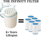 Pool Spa Efficiency - The Infinity Hot Tub Filter - Easy to Use, Clean Economical - Long Lasting Hot Tub Spa Filter - Eco Friendly Spa Filters Replacements - 6+ Years Lifespan - (1.5" MIP Thread)