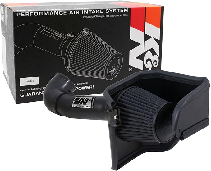 K&N Cold Air Intake System: Dry-Flow Air Filter, Increase Performance & Acceleration: Compatible with 2005-2023 CHRYSLER/DODGE, 300C, Challenger, Charger, Magnum, 71-1542