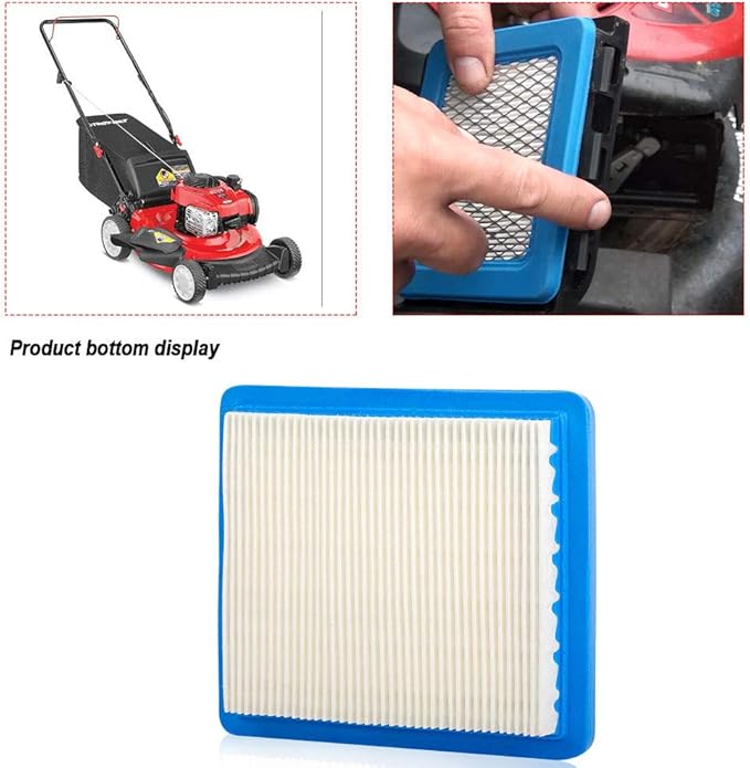 HIFROM Ignition Coil Replacement for 695711 802574 493237 796964 492416 with Air Filter 491588 491588S Spark Plug