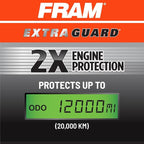 FRAM Extra Guard CA11942 Replacement Engine Air Filter for Select Hyundai Sonata and Kia Optima (2.0L & 2.4L), Provides Up to 12 Months or 12,000 Miles Filter Protection