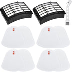 2 Hepa +4 Foam & Felt Filters Replacement for Shark Navigator Lift-Away Vacuum NV350, NV351, NV352, NV355, NV356E, NV357, NV360, NV370, NV391, UV440, UV490, UV540, UV550, Part XFF350 XHF350