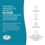 AquaTru Under Sink Alkaline RO Water Purifier | Certified 4-Stage Ultra Reverse Osmosis Removes 84 Contaminants Including Forever Chemicals, Lead & Fluoride | Adds Minerals | High-Capacity with Faucet