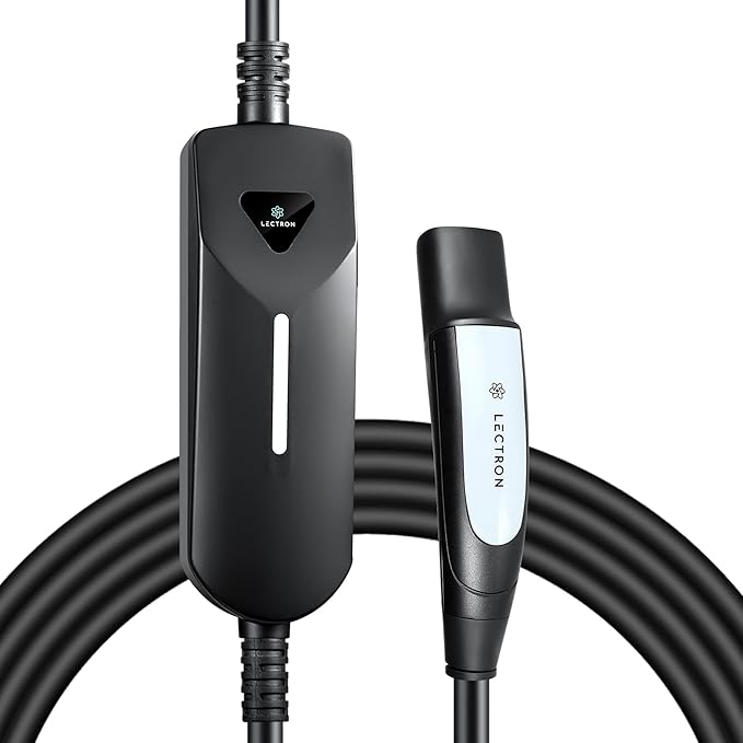 Lectron Bundle - Level 1/2 (12A & 40A) Tesla NACS Portable EV Charger Compatible with All NACS Electric Vehicles & Cabin Air Filter Replacement