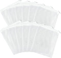 12 Pcs Fish Tanks Filter Media Bags, Aquarium Filter Media Bags with Zipper Reusable for Activated Carbon, Ceramic Rings, Bio Balls, Biological Filtration