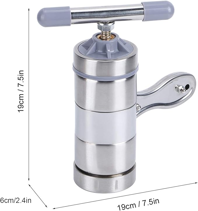 Yosoo Handheld Honey Presser, Stainless Steel Manual Honey Extractor for Beekeeping, Portable Tool with Stainless Steel Filter, Small Size and Easy Operation, Perfect for Beekeepers