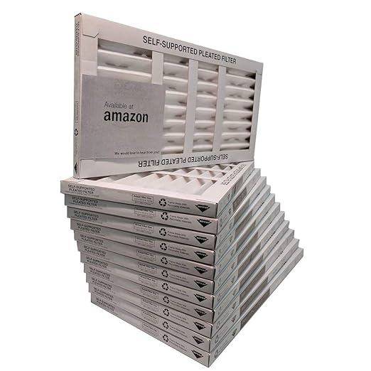 Assigned by Sterling Seal & Supply, (STCC) KP-20x25x2x12CS.DSC 20x25x2, Furnace Air Filter, Purolator Key Pleat Extended Surface, Mechanical MERV 8, 19-1/2"L x 24-1/2"H x 1-3/4"D - DSC (Pack of 12)