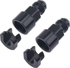 EVIL ENERGY 6AN Male to 3/8" & 5/16" Quick-Disconnect Female EFI Fuel Rail Fitting Aluminum