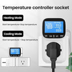 Diymore Digital Thermostat Controller, 1800W 120V/15A, -104°F to 210°F, Heating & Cooling Mode for Incubator, Greenhouse, Reptile Tank, Pool