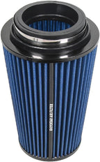Universal 3/3.5/4" (75/89/100mm) High-Flow Air Filter, Reusable Cone Cold Air Intake, High Performance, Clamp-On Car High Flow Air Kit, Flange Diameter: 3/3.5/4 Inch, Height: 10 Inch, BLUE