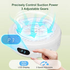 Nail Dust Collector,Compact & Quiet Manicure Vacuum with 2 Filters & Dust Brush for Acrylic Nail Filing,Polishing & Nail Dust Removal,Ideal for Home Salon & Mobile Nail Techs