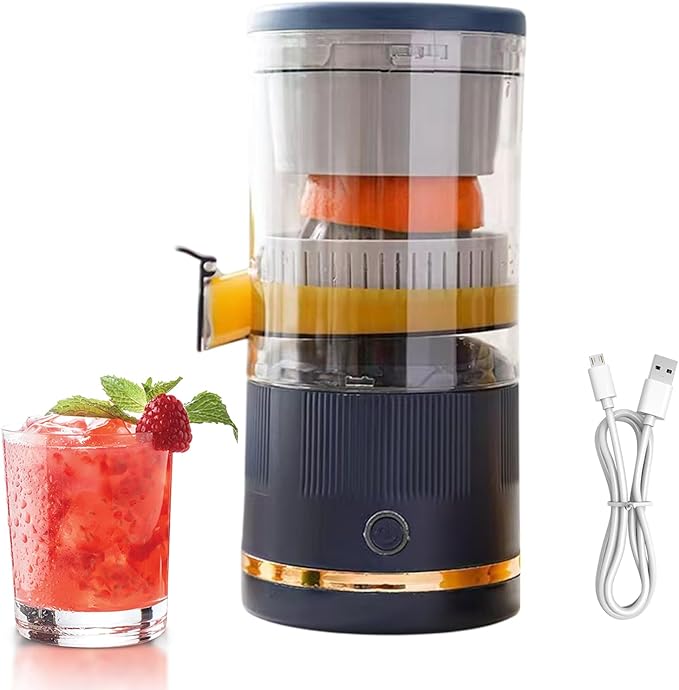 Juicer Blender Machine, Electric Citrus Press Squeezer, Portable Fruit Juice Container, Sturdy Efficient Build Value, Easy Clean Procedure Feature, Top Performance Beverage Tool, Grapefruit Orange Use