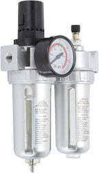 Compressed Air Line Filter, Oil Trap Separator Efficient 1/4inch Interface Aluminum Alloy Filter for Teaching Laboratory