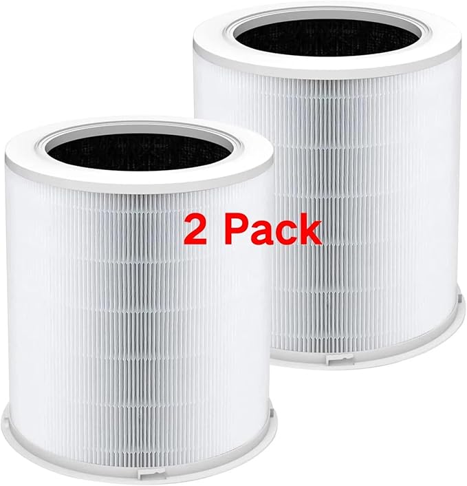 1/2 Pack Replacement Filter，Compatible For Dr.J，Professional AP401 AP402，Compatible For GCZ，AP402 Air Purifier Filter(2pcs)