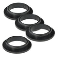4PCS 40mm (1.57") Silicone Sealing Gaskets - L/O/Convex Shape Washers for Bathroom Sink Drain, Basin Waste Pipe & Odor-Proof Drainage