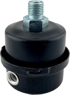 1/4" NPT Air Compressor Intake Filter Silencer Metal Housing and Element (2-Pack)