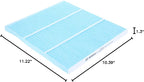 BOSCH 6053C HEPA Cabin Air Filter - Compatible with Select Nissan Altima, Maxima, Murano, Quest
