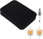 Air Filter Kit for Honda GX240 GX270 GX340 GX390 Engines, for Honda EB EM EW EXW GP Series, Replaces 17211-899-000, with Fuel Filter and Spark Plug