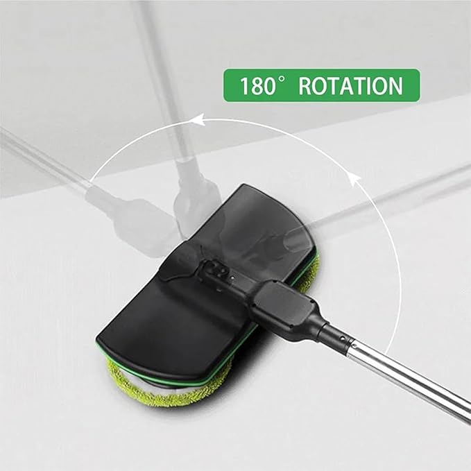 Spinning Cleaner Vacuum,Electric Mops for Floor Cleaning,Cordless Electric Mop,Floor Scrubber and Polisher Machine,Buffer Polisher for Home with Replacement Pad，Includes 8 PCS Cleaning Cloths