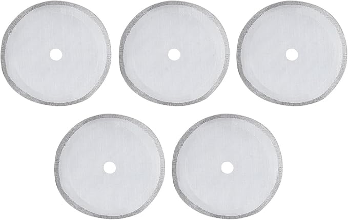 304 Stainless Steel Coffee Filter Mesh 5Pcs Set Portable Detachable Coffee Pot Filter Accessory for Home and Coffee Shop Use Durable High Temperature (Medium-800ml)