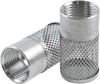 Dia Hose Inlet Suction Strainer Filter, Stainless Steel Water Pump Filter for Garden Irrigation, High Pressure Water Pump, Sprayer & Plumbing Systems (2Pcs 25mm)