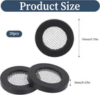 20 Pack Shower Head Filter Gasket 3/4" Shower Head Washer Gasket with Wire Mesh Middle Seal O Ring Hose Net for 1/2" Handheld Hose Connector Prevent Leakage Filter Gaskets