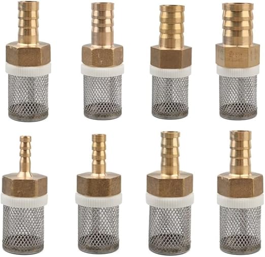 Pro-Grade Sprayer Filter Kit - 6/10/13/19mm Brass & SS Mesh for Car Detailing & Greenhouse Irrigation(14mm)