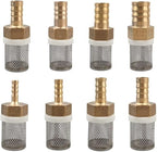 Pro-Grade Sprayer Filter Kit - 6/10/13/19mm Brass & SS Mesh for Car Detailing & Greenhouse Irrigation(12mm)