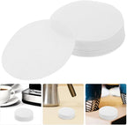 Alipis 300pcs Disposable round Coffee Filter Paper 64mm for Drip Coffee Makers Portable White Paper Filters Compatible with Espresso Accessories and Brewing Equipment