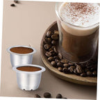 Homoyoyo Coffee Pod Filters Reusable Filter Cup Professional Drainer Compact Strainer